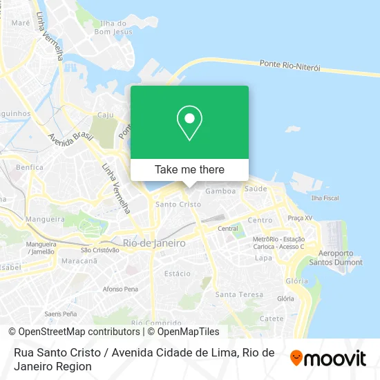 Rua Santo Cristo / Avenida Cidade de Lima map
