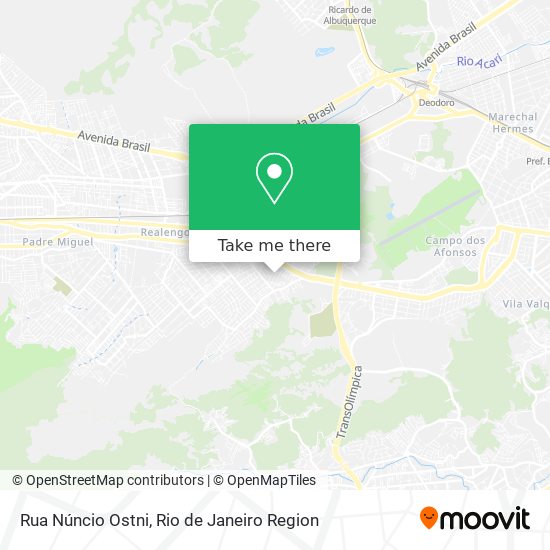 Rua Núncio Ostni map