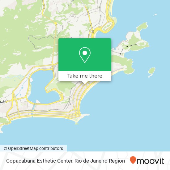 Mapa Copacabana Esthetic Center