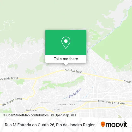 Rua M Estrada do Quafa 26 map