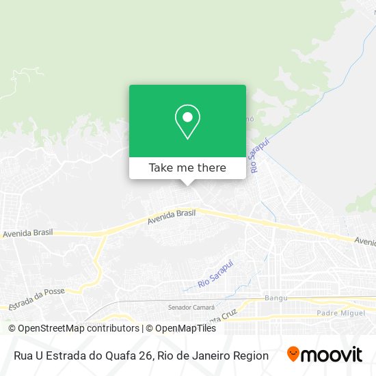 Rua U Estrada do Quafa 26 map