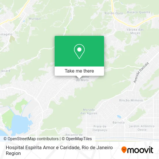 Hospital Espírita Amor e Caridade map