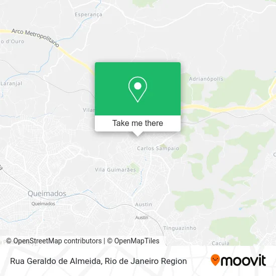 Rua Geraldo de Almeida map