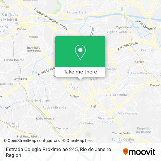 Estrada Colegio Próximo ao 245 map