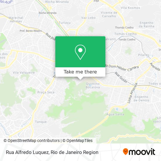 Mapa Rua Alfredo Luquez