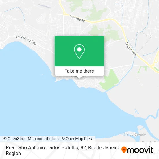 Rua Cabo Antônio Carlos Botelho, 82 map