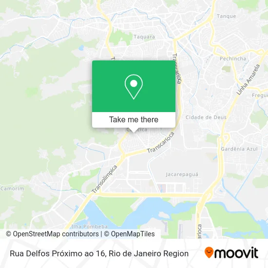 Rua Delfos Próximo ao 16 map