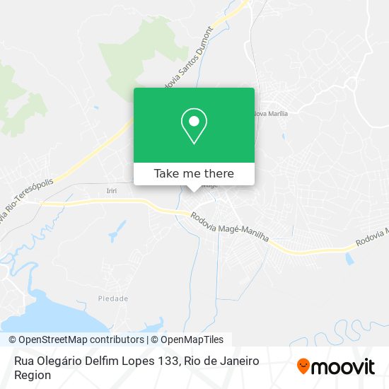 Rua Olegário Delfim Lopes 133 map