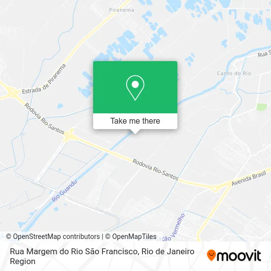 Rua Margem do Rio São Francisco map