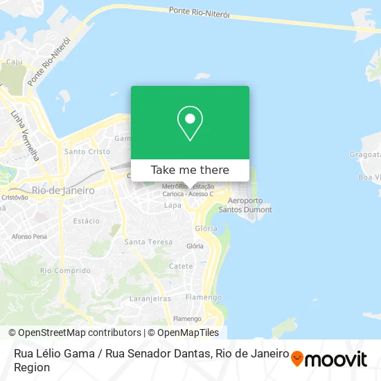 Rua Lélio Gama / Rua Senador Dantas map