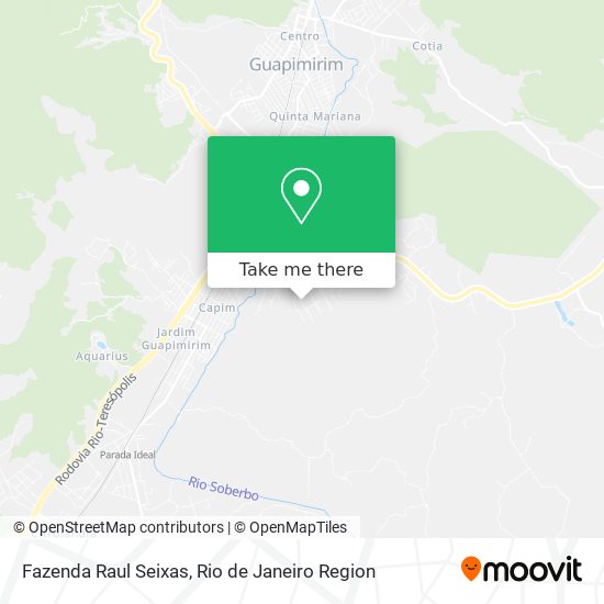 Fazenda Raul Seixas map