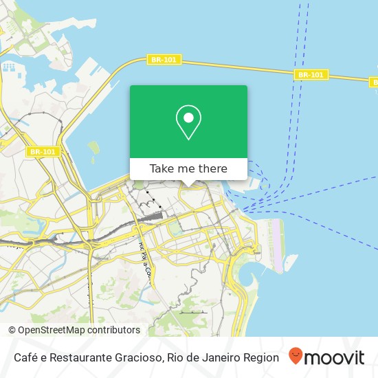 Mapa Café e Restaurante Gracioso