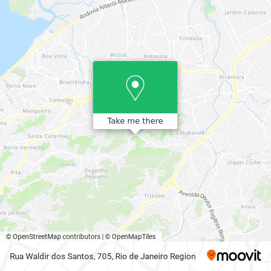 Rua Waldir dos Santos, 705 map