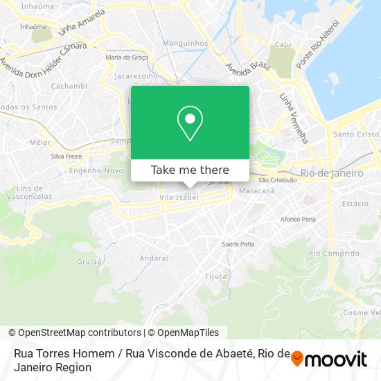 Mapa Rua Torres Homem / Rua Visconde de Abaeté