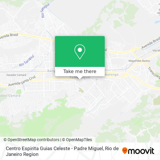 Centro Espirita Guias Celeste - Padre Miguel map