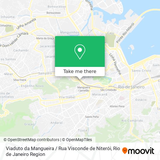 Viaduto da Mangueira / Rua Visconde de Niterói map