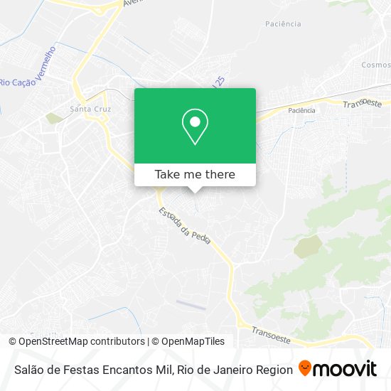 Salão de Festas Encantos Mil map