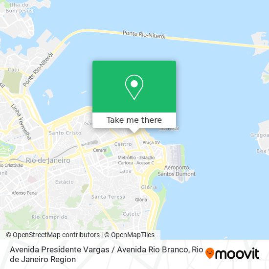 Avenida Presidente Vargas / Avenida Rio Branco map