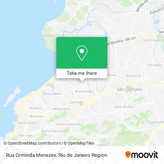 Rua Orminda Menezes map