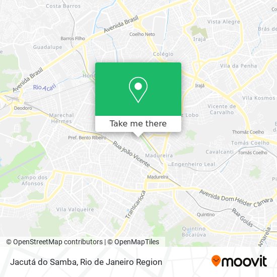 Mapa Jacutá do Samba