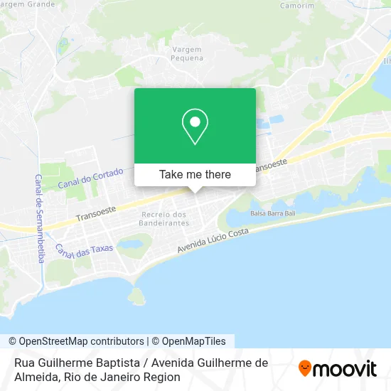 Rua Guilherme Baptista / Avenida Guilherme de Almeida map