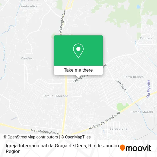 Igreja Internacional da Graça de Deus map