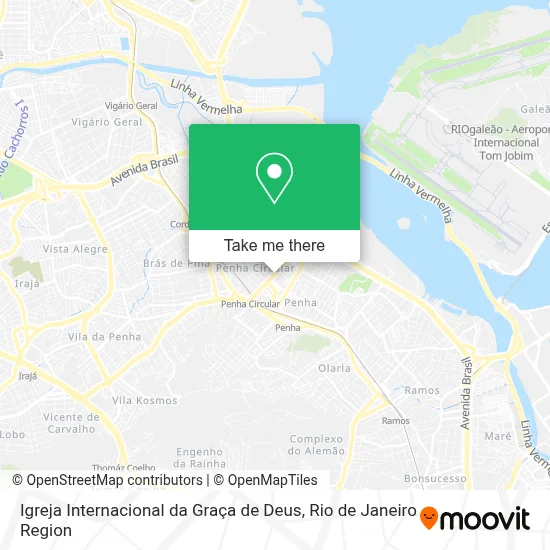 Igreja Internacional da Graça de Deus map
