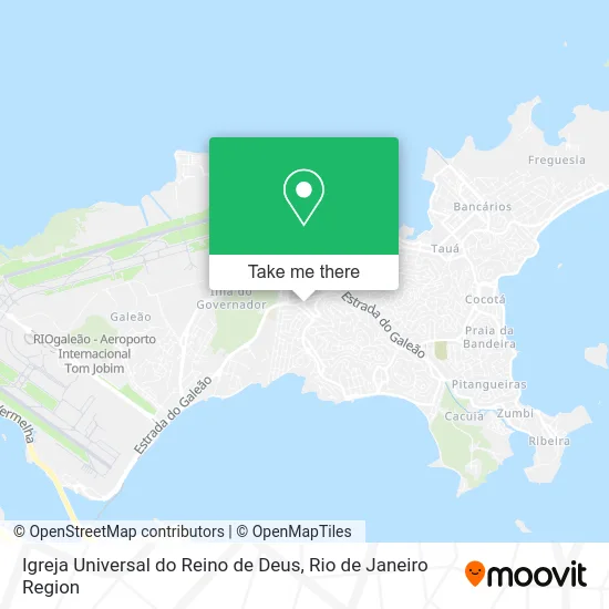 Igreja Universal do Reino de Deus map