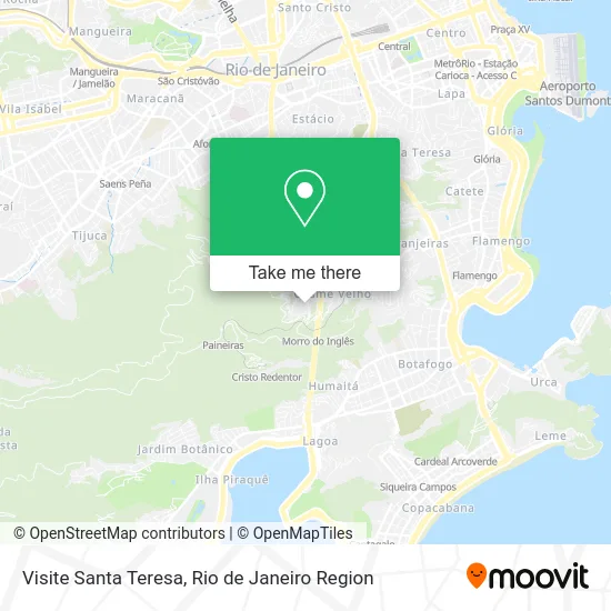 Visite Santa Teresa map