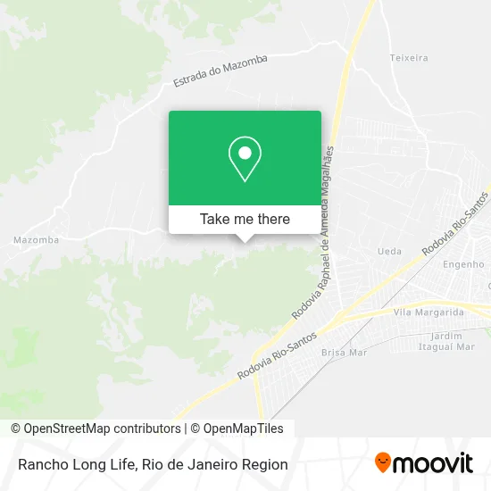Rancho Long Life map