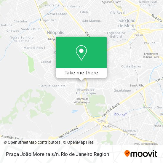 Mapa Praça João Moreira s/n