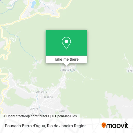 Pousada Berro d'Água map