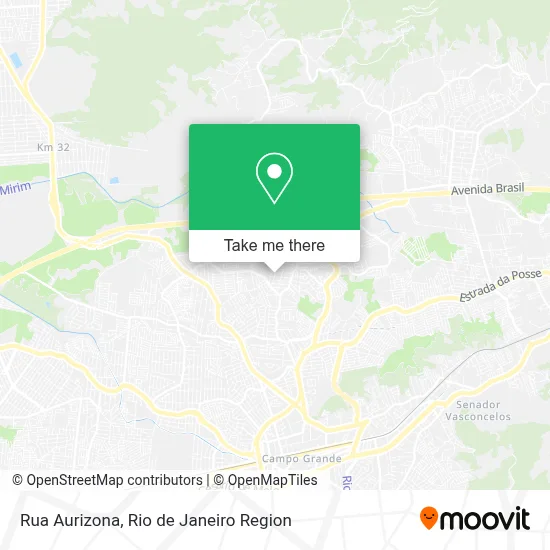 Rua Aurizona map