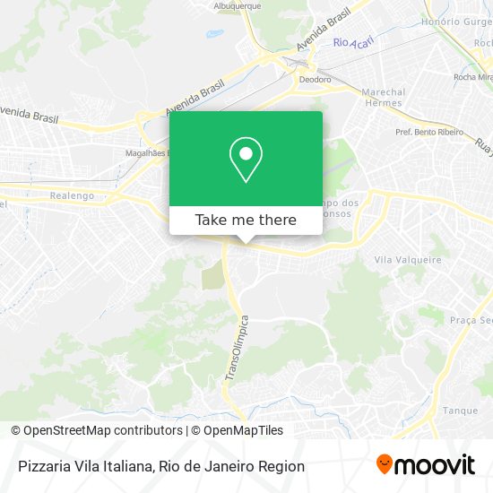 Pizzaria Vila Italiana map