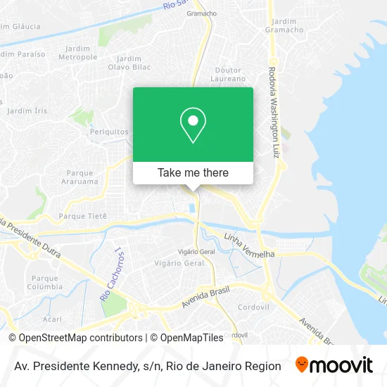 Av. Presidente Kennedy, s/n map
