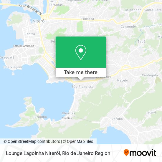 Lounge Lagoinha Niterói map
