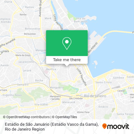 Estádio de São Januário (Estádio Vasco da Gama) map