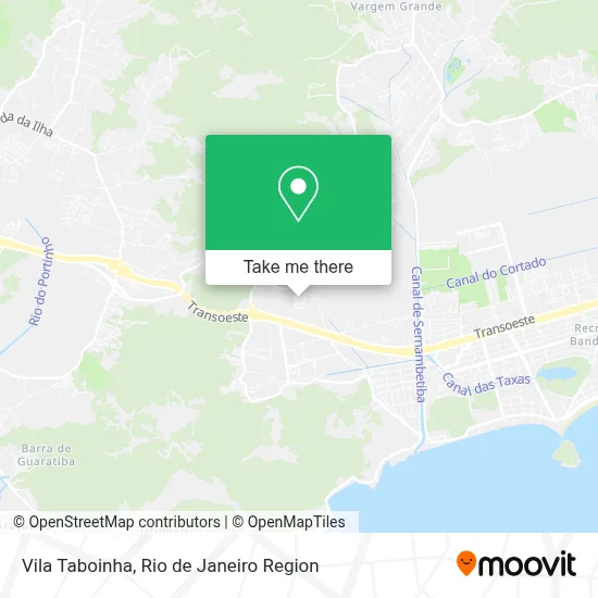 Vila Taboinha map