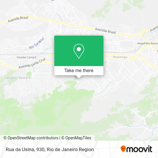 Rua da Usina, 930 map