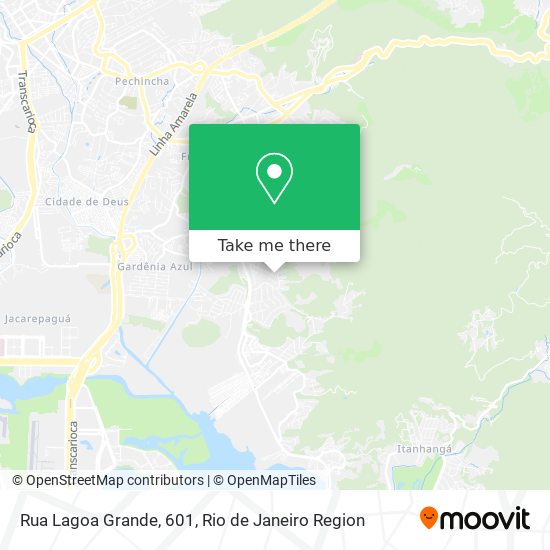 Rua Lagoa Grande, 601 map