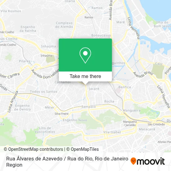 Rua Álvares de Azevedo / Rua do Rio map