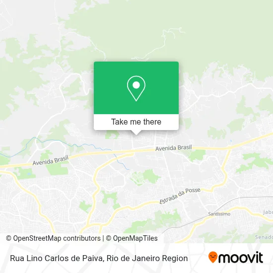 Rua Lino Carlos de Paiva map