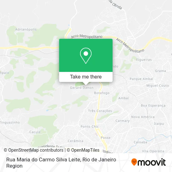 Rua Maria do Carmo Silva Leite map