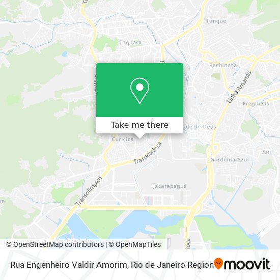 Mapa Rua Engenheiro Valdir Amorim