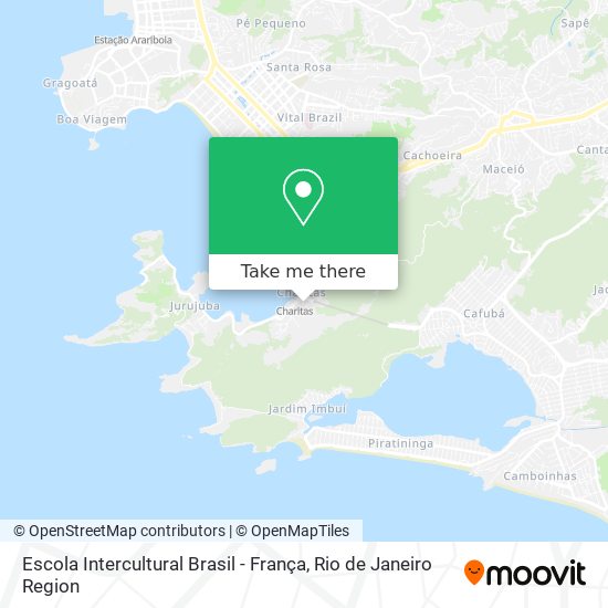 Escola Intercultural Brasil - França map