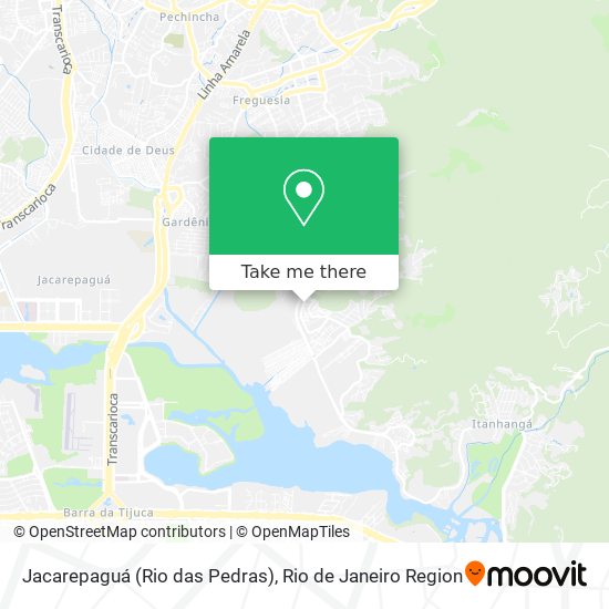 Jacarepaguá (Rio das Pedras) map