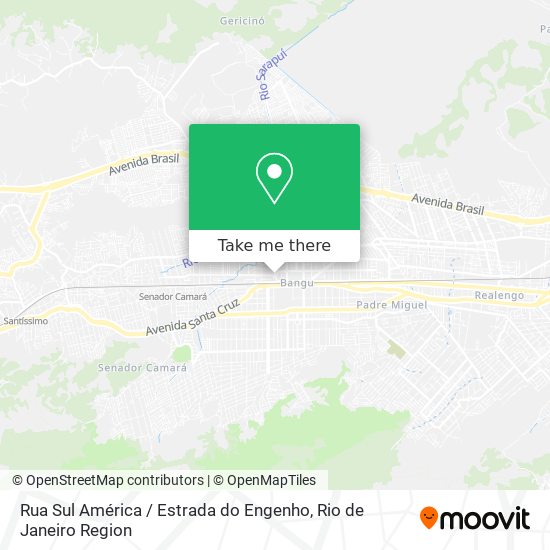 Rua Sul América / Estrada do Engenho map