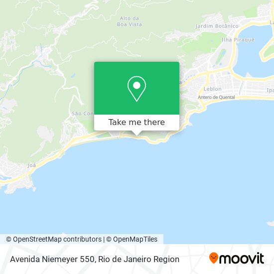 Avenida Niemeyer 550 map