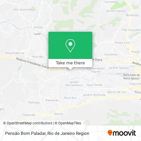 Pensão Bom Paladar map
