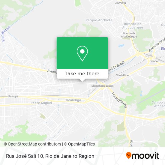 Rua José Sali 10 map